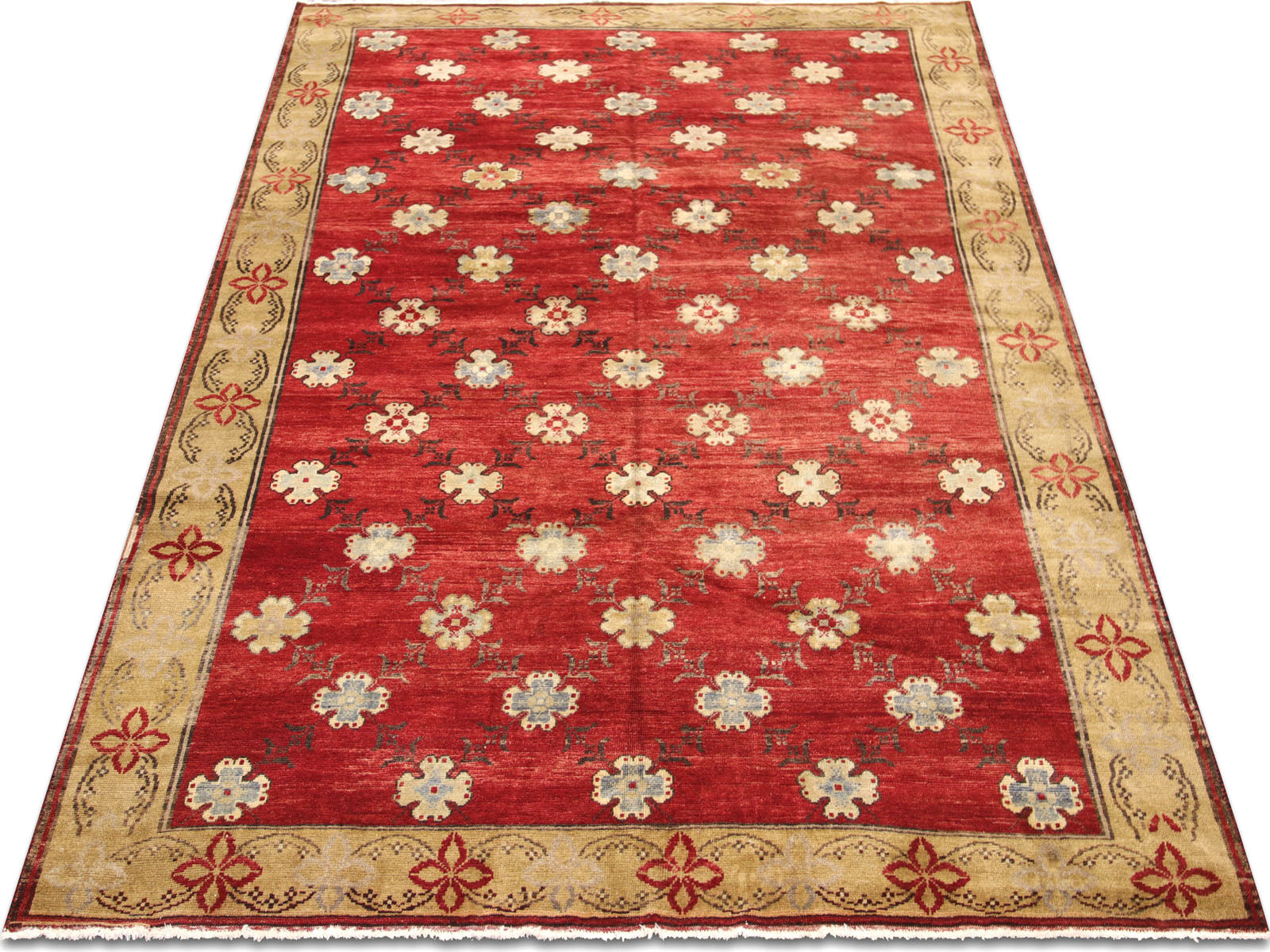 Vintage Turkish Oushak Rug - 6'10" x 10'1"