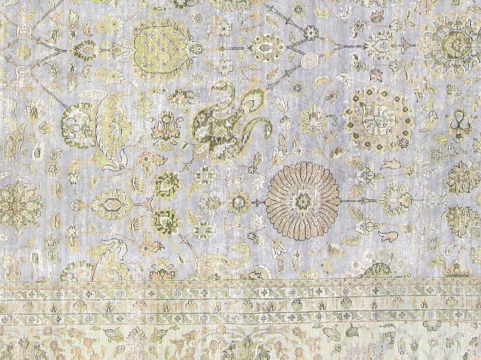 Vintage Persian Tabriz Rug - 11'7" x 14'10" - 091029