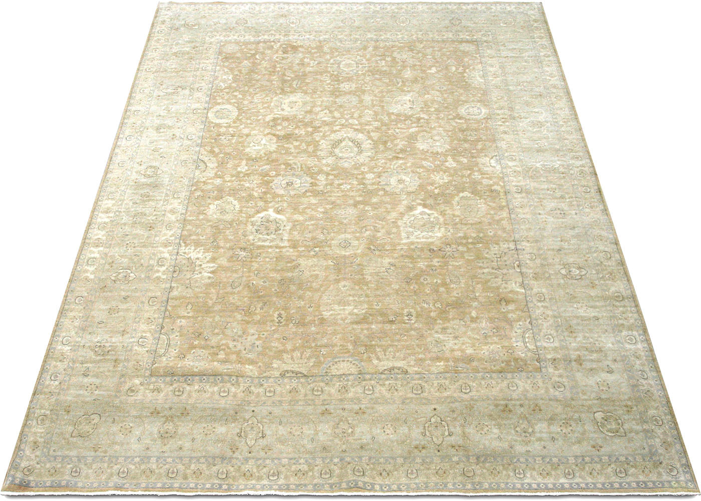 Vintage Persian Tabriz Rug - 8'8" x 12'4" - 091044