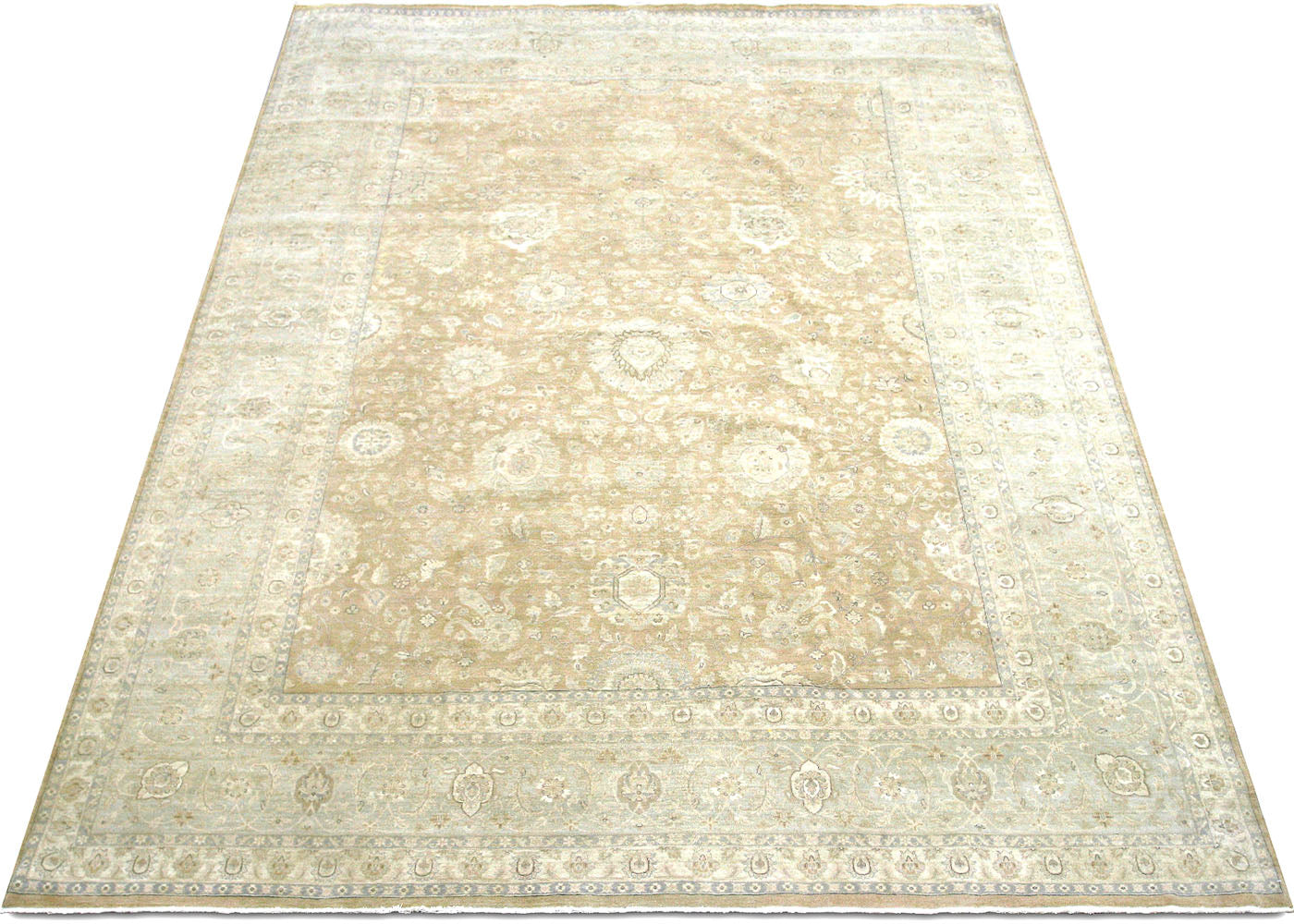 Vintage Persian Tabriz Rug - 8'8" x 12'4" - 091044