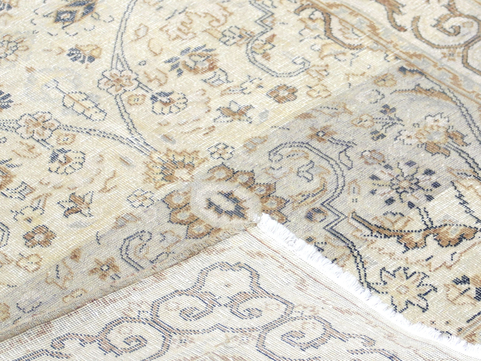 Vintage Persian Tabriz Runner - 2'6" x 11'7"