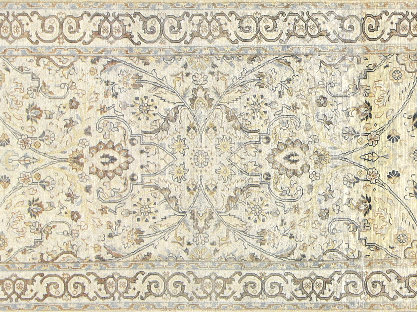 Vintage Persian Tabriz Runner - 2'6" x 11'7"