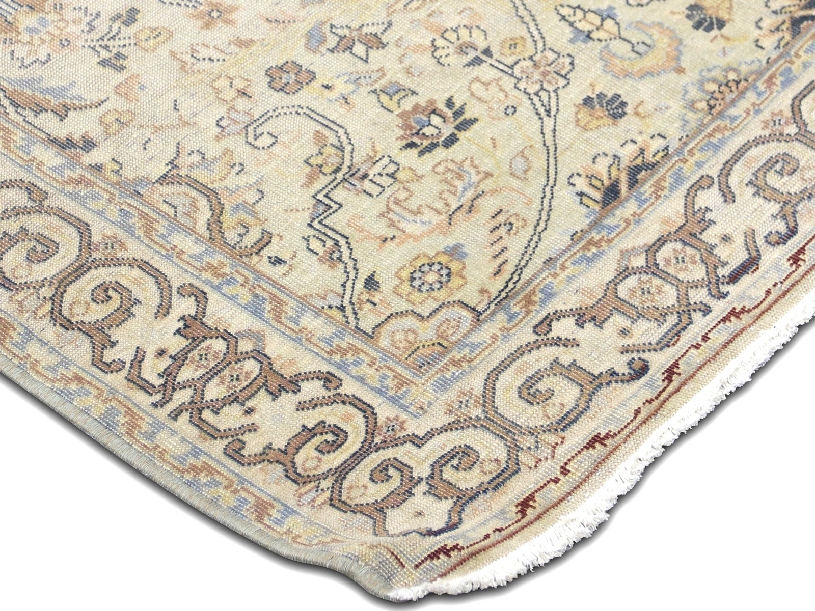 Vintage Persian Tabriz Runner - 2'6" x 10'2"