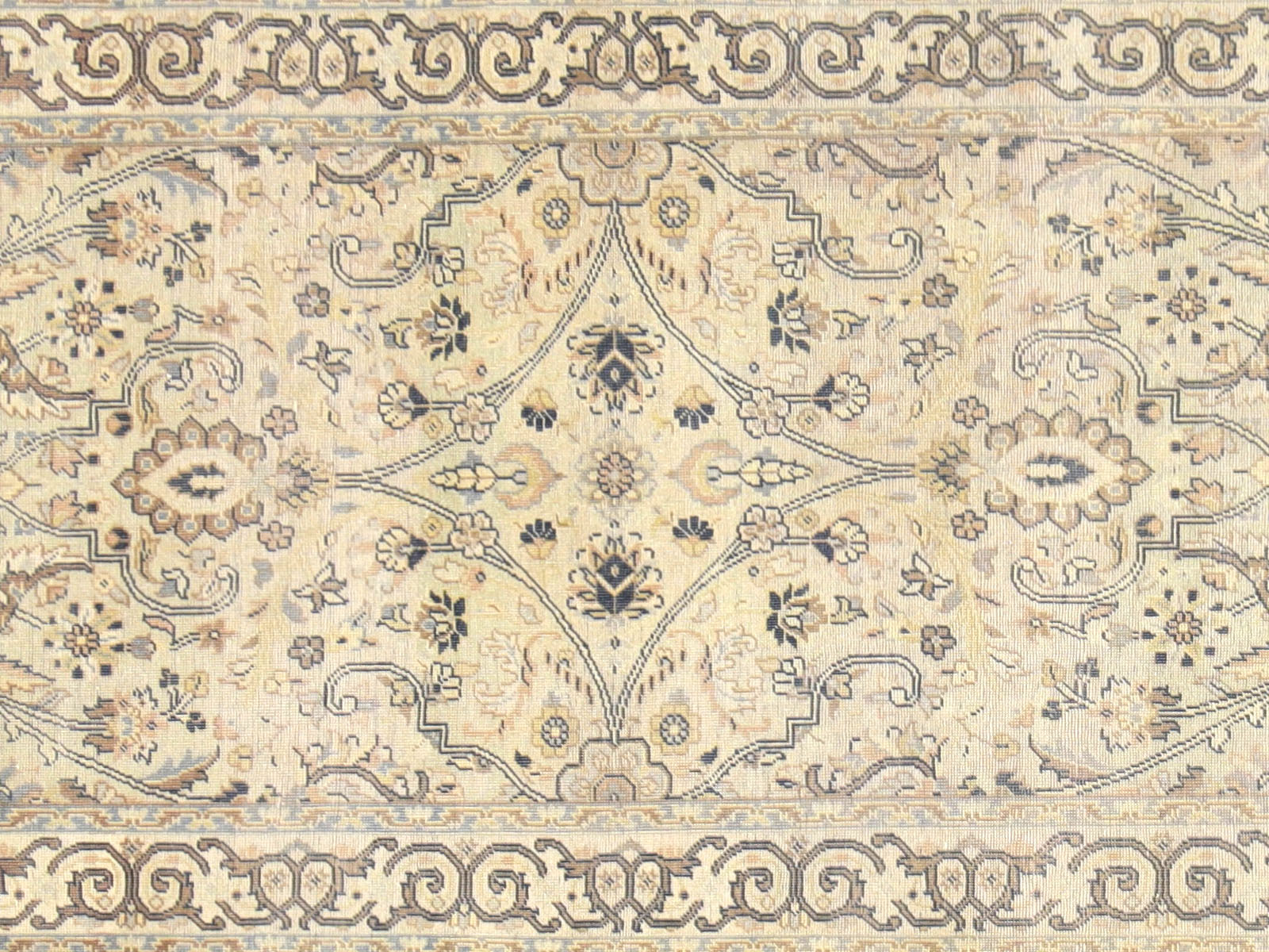 Vintage Persian Tabriz Runner - 2'6" x 10'2"