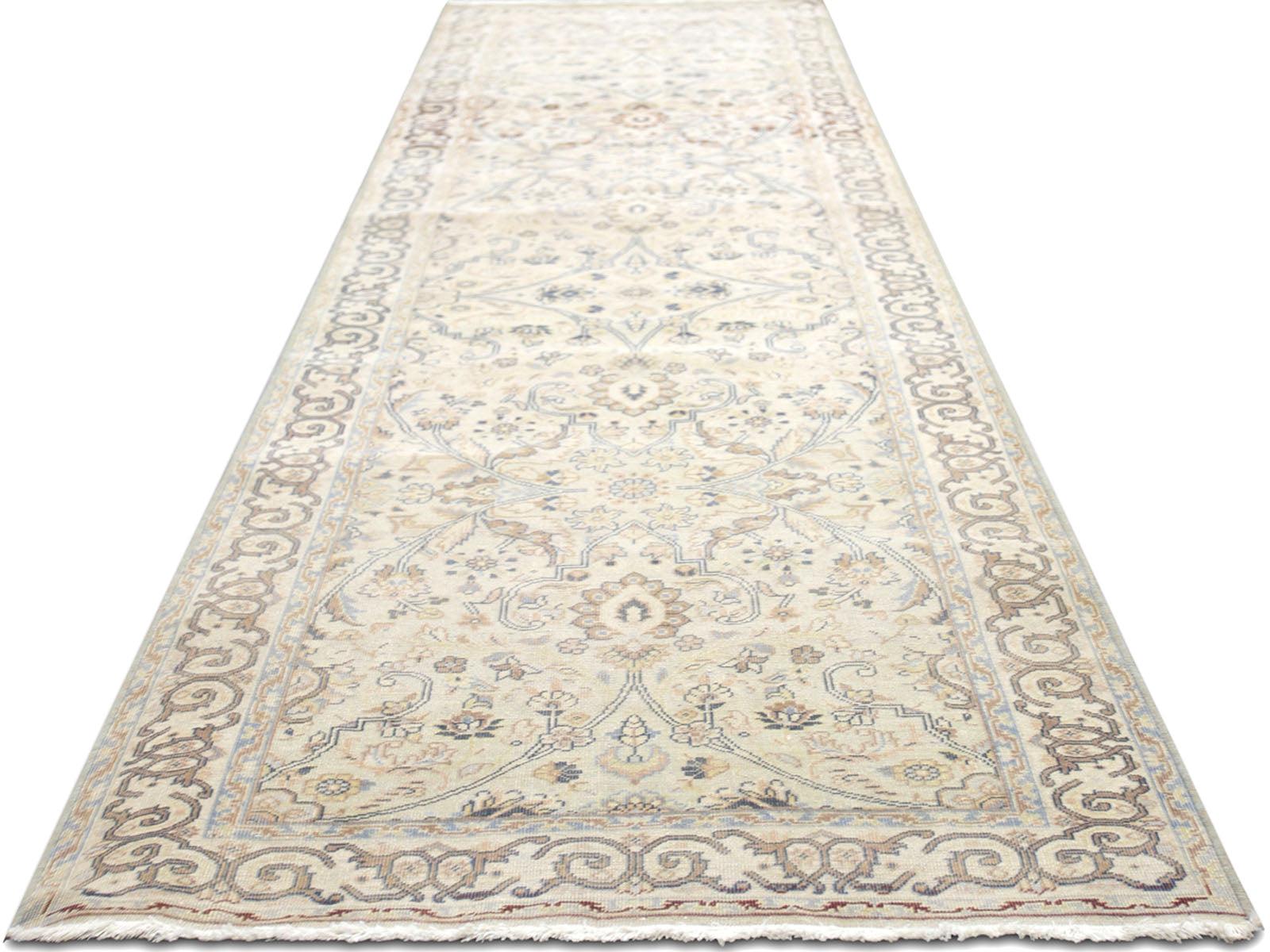 Vintage Persian Tabriz Runner - 2'6" x 10'2"
