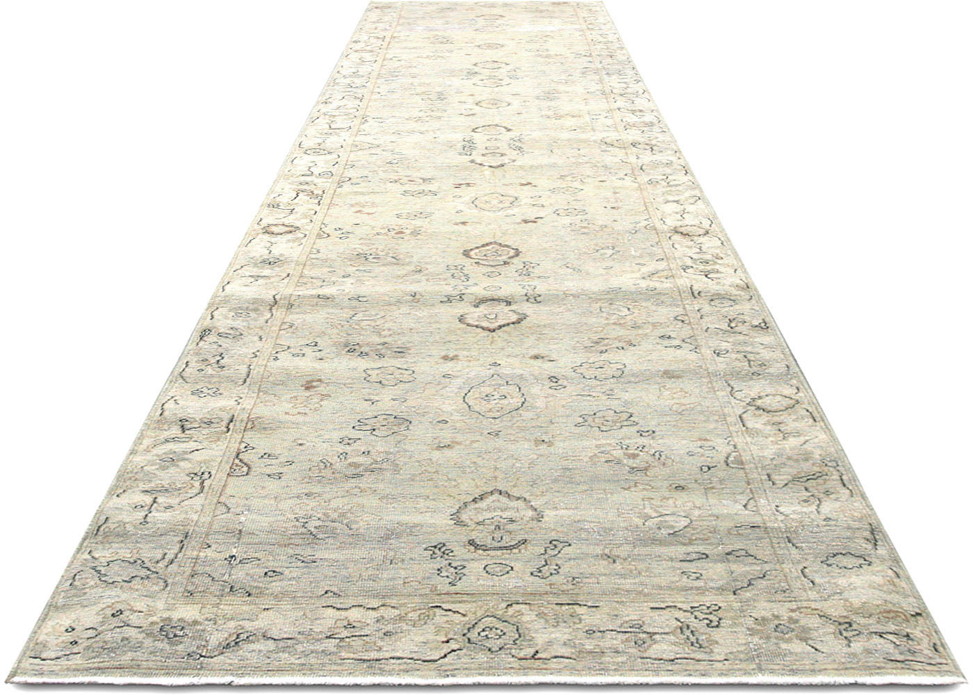 Vintage Persian Tabriz Runner - 2'8" x 13'3" - 091058