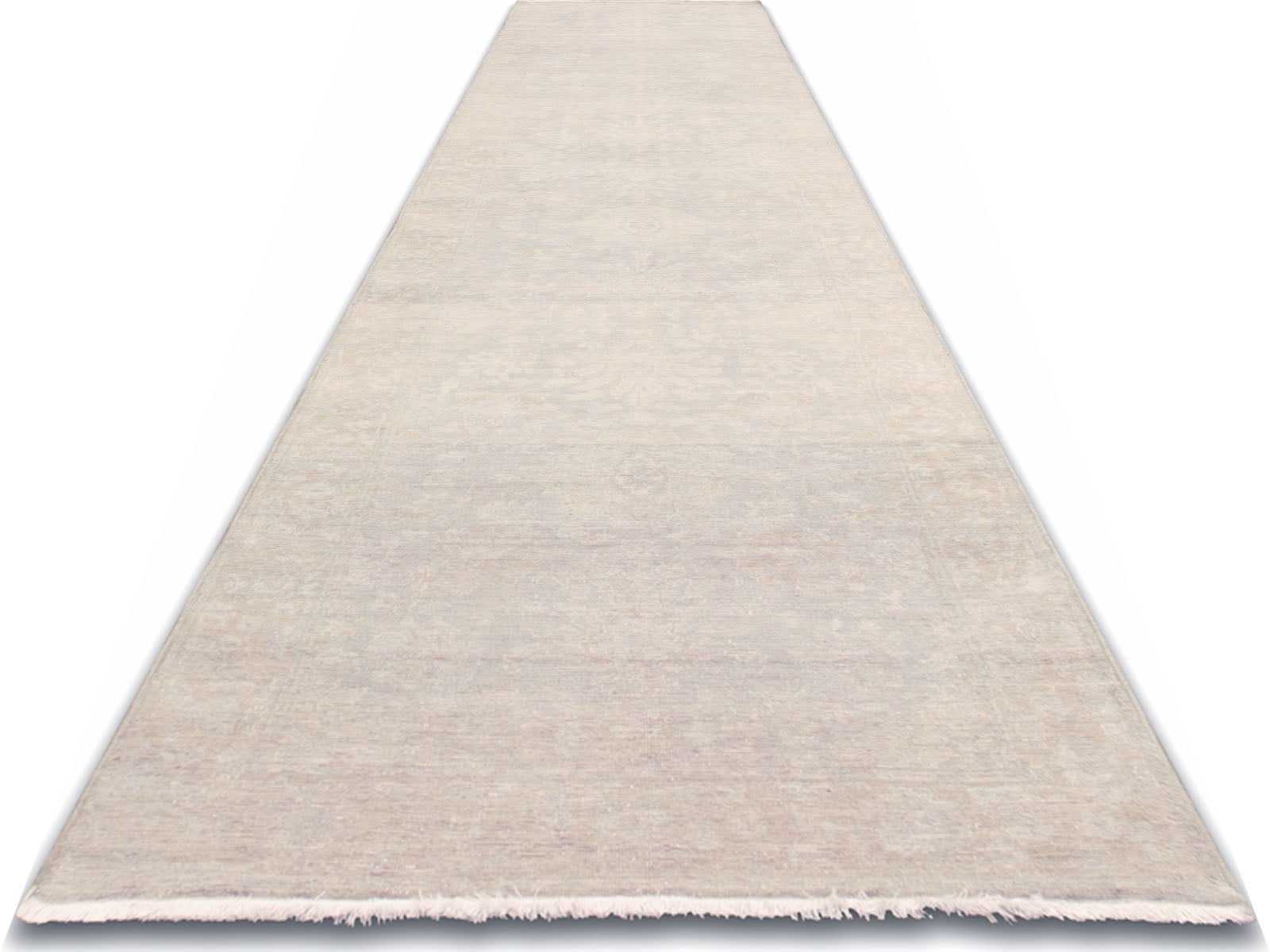 Vintage Persian Tabriz Runner - 2'7" x 12'3"