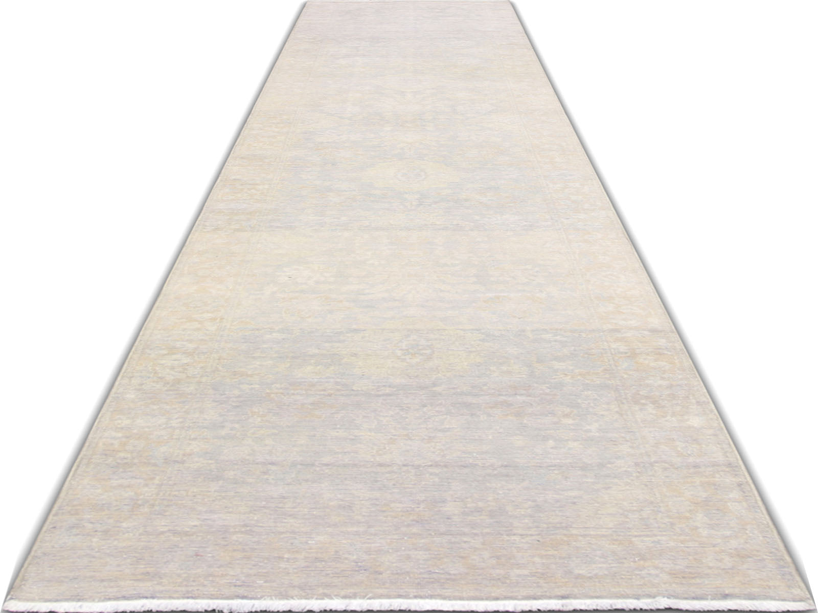 Vintage Persian Tabriz Runner - 2'7" x 12'3" - 091072