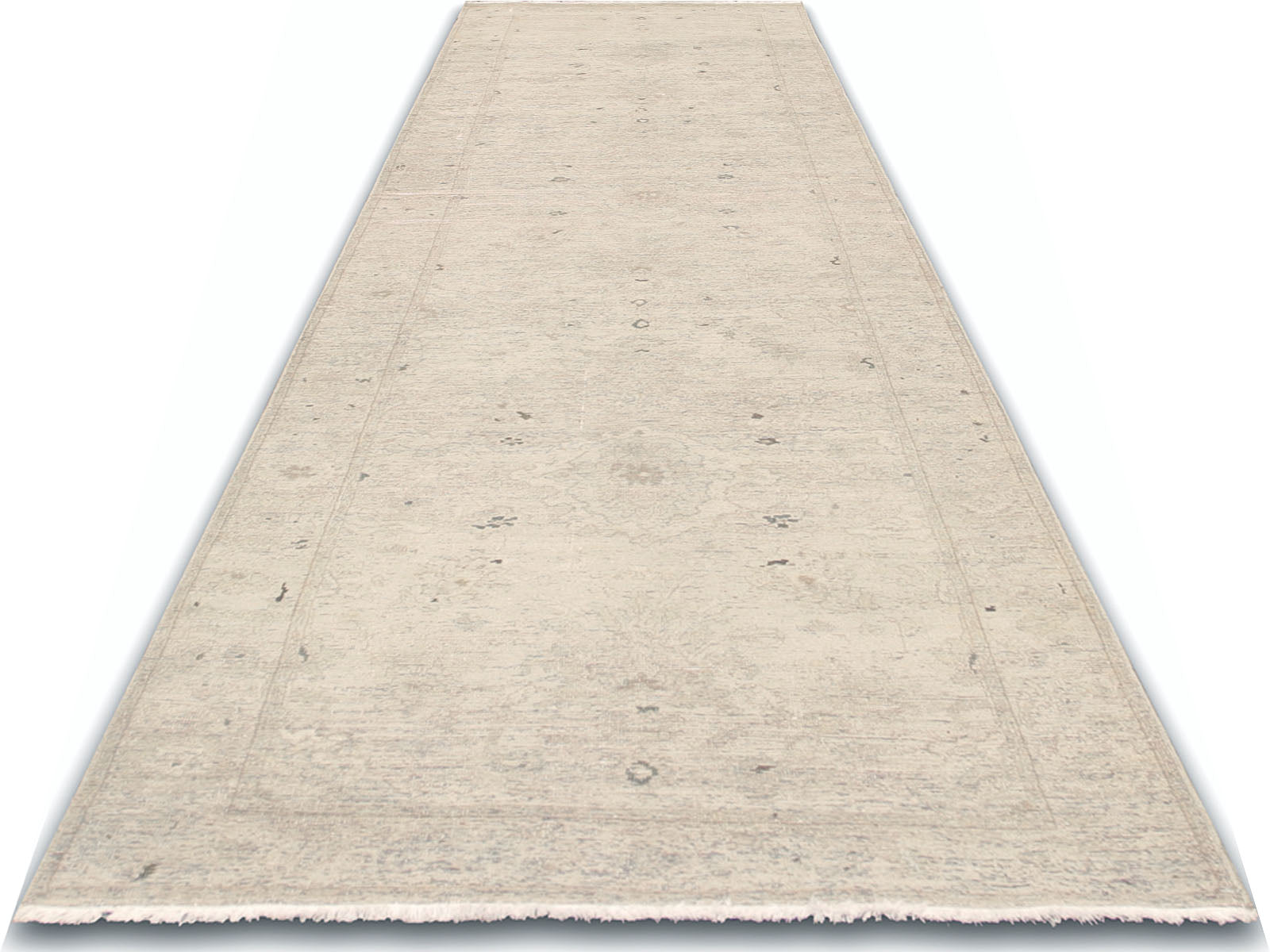 Vintage Persian Tabriz Runner - 2'8" x 9'8"