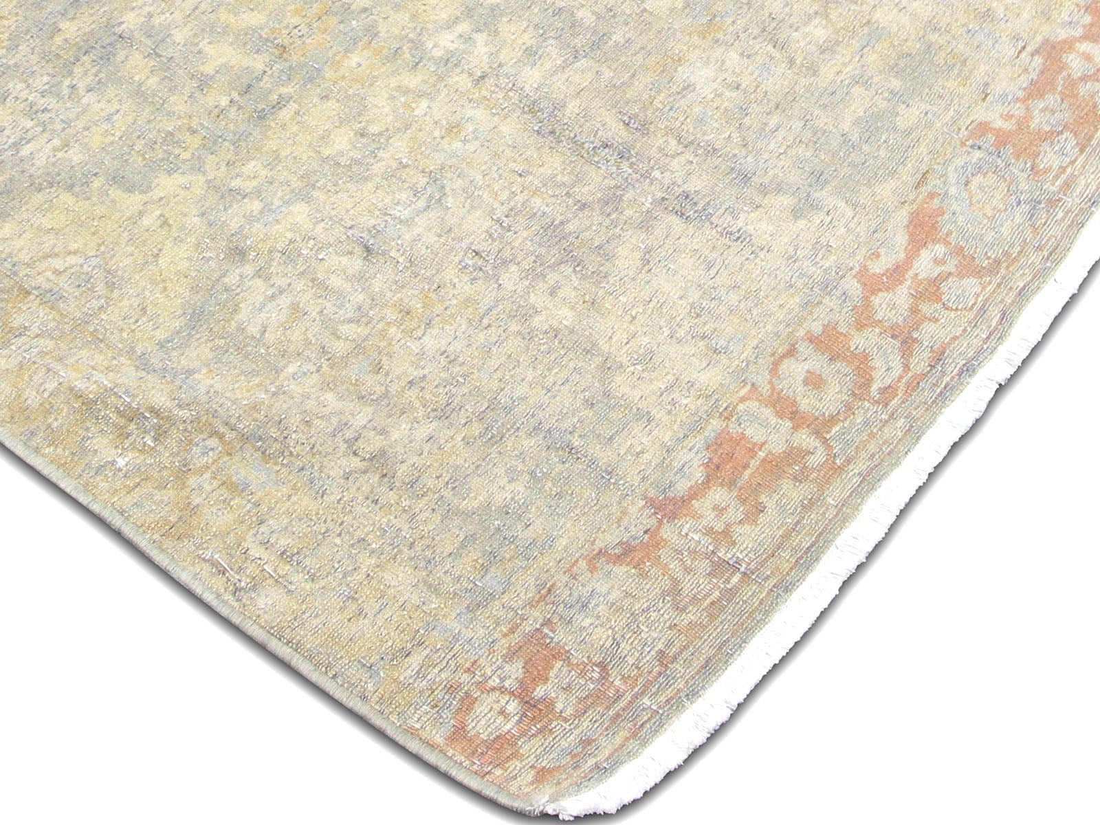 Vintage Persian Tabriz Runner - 2'5" x 15'3" - 091093