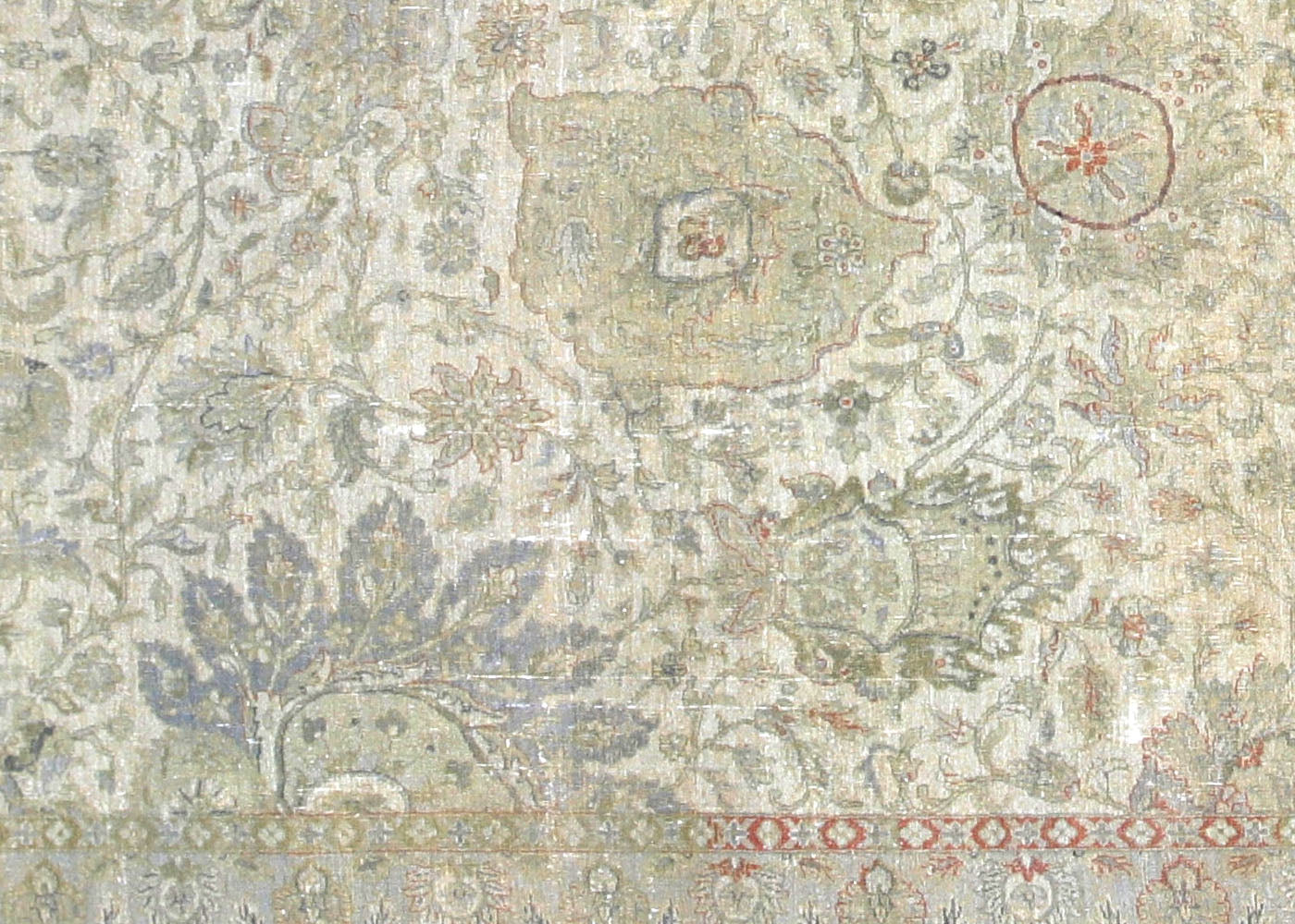 Vintage Persian Tabriz Rug - 8'6" x 11'10" - 091099