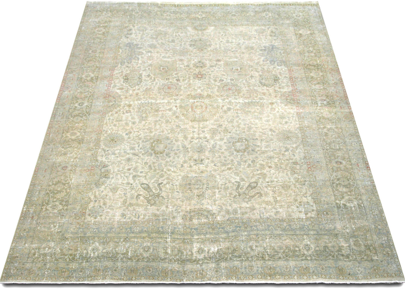 Vintage Persian Tabriz Rug - 8'6" x 11'10" - 091099