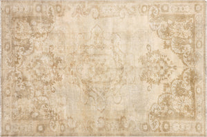 Vintage Turkish Oushak Rug - 6' x 9'1" - 091101