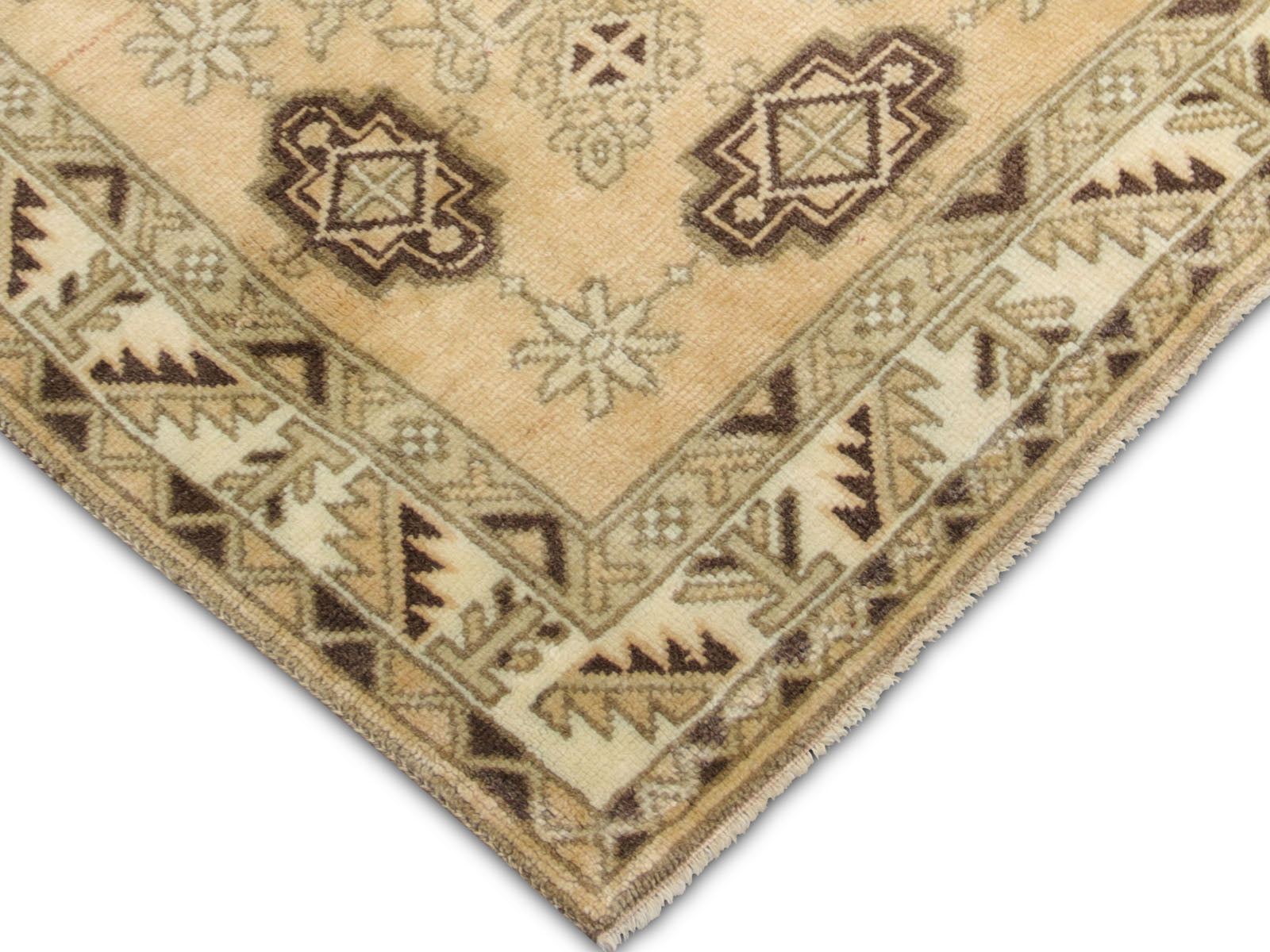 Vintage Turkish Oushak Runner - 3'2" x 11'11"