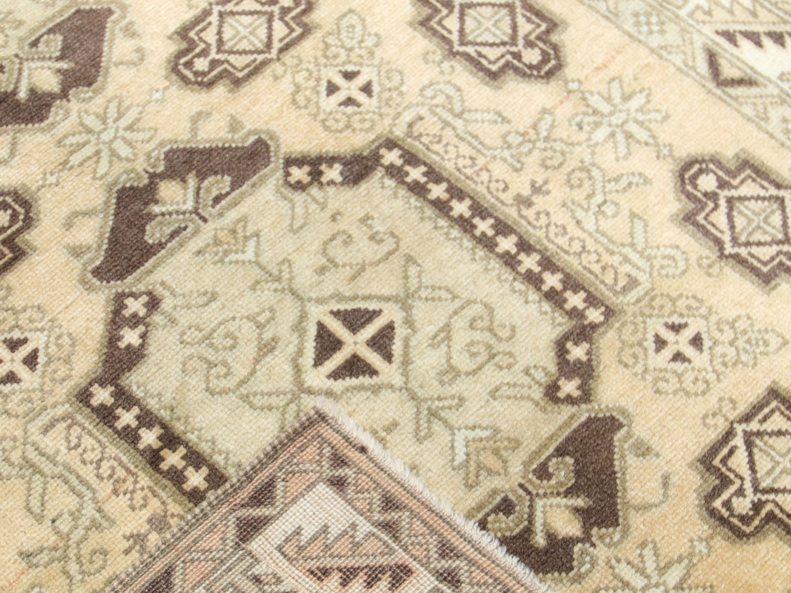 Vintage Turkish Oushak Runner - 3'2" x 11'11"