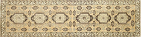 Vintage Turkish Oushak Runner - 3'2" x 11'11"