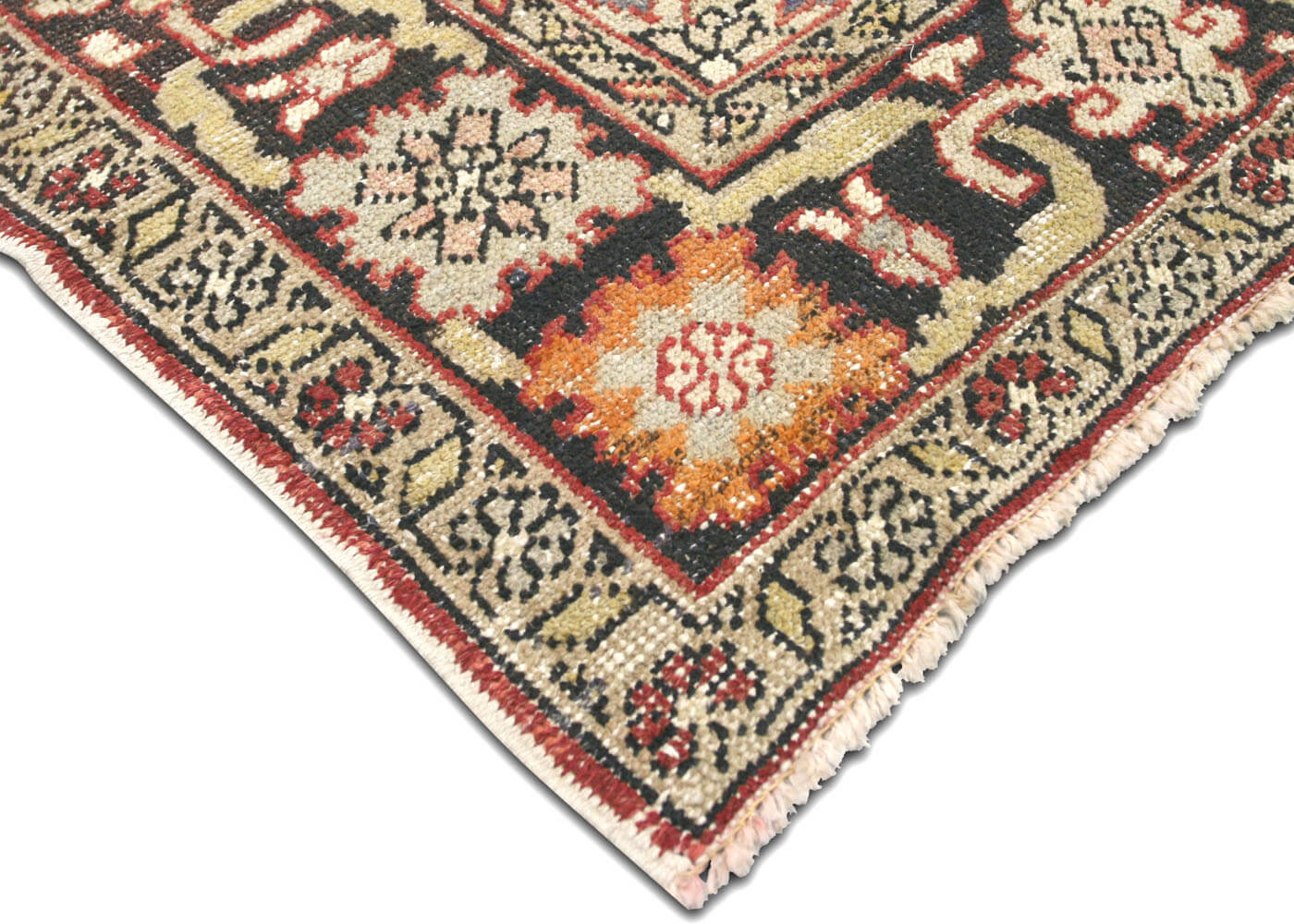 Vintage Turkish Oushak Rug - 5'7" x 9'7" - 091109