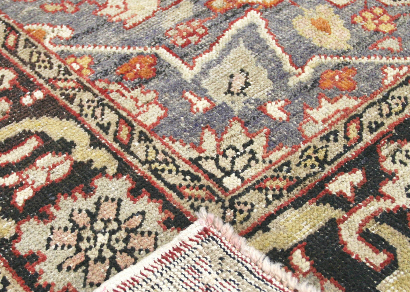 Vintage Turkish Oushak Rug - 5'7" x 9'7" - 091109
