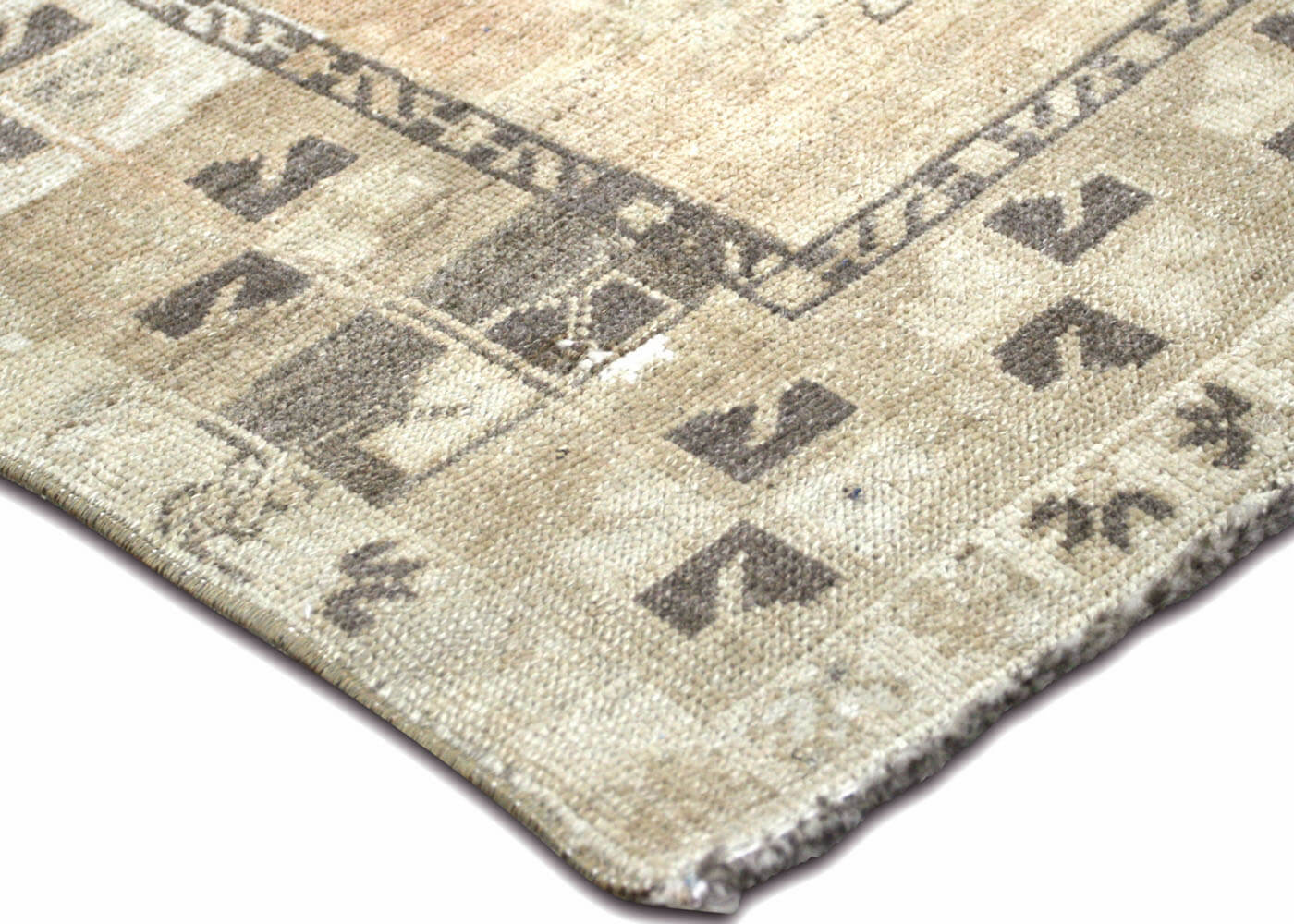 Vintage Turkish Oushak Runner - 3'10 x 11'10" - 091127