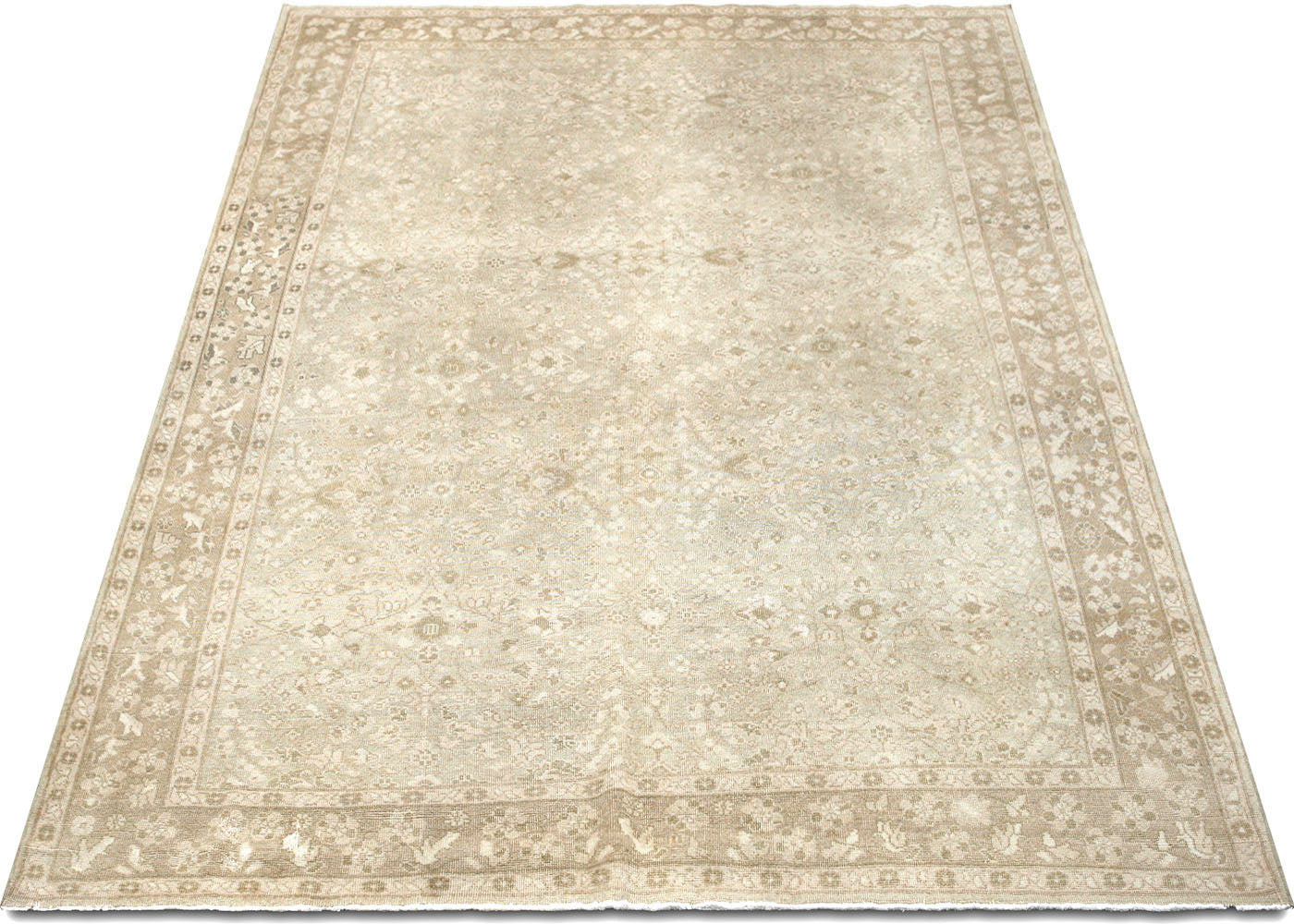 Vintage Turkish Oushak Rug - 6'6" x 9'8" - 091144