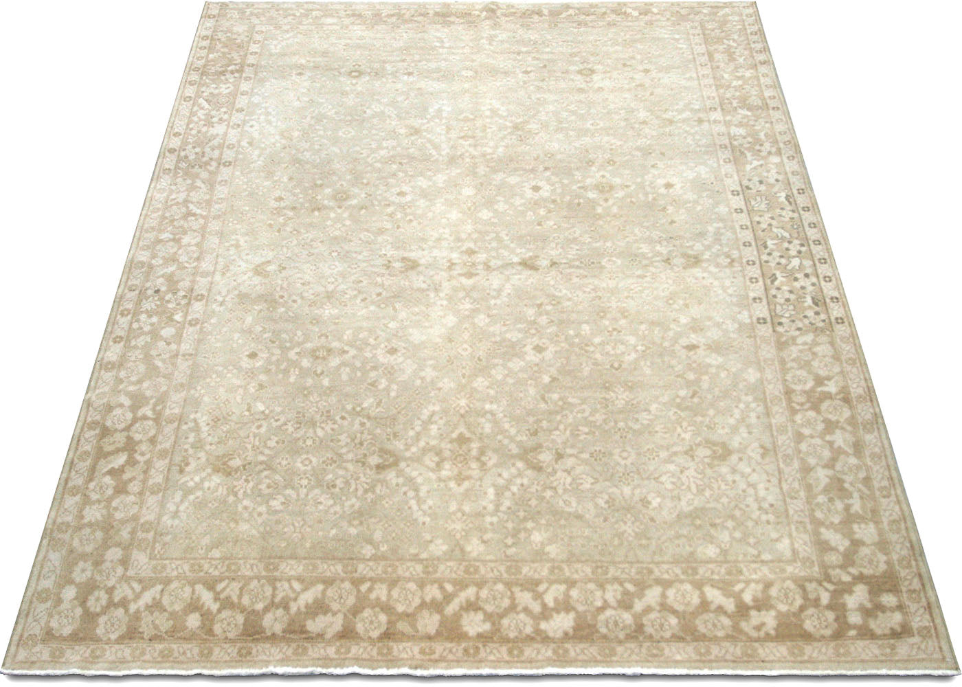Vintage Turkish Oushak Rug - 6'6" x 9'8" - 091144