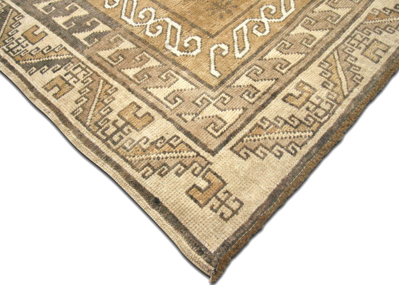 Vintage Turkish Oushak Rug - 6'6" x 10'10" - 091160
