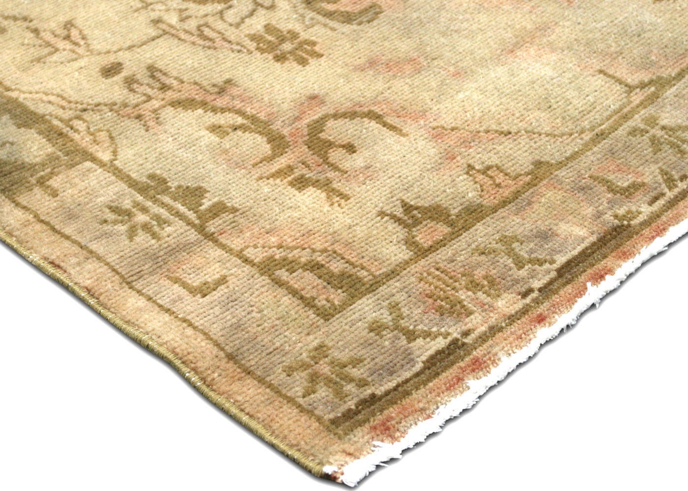 Vintage Turkish Oushak Rug - 5'5" x 9' - 091161