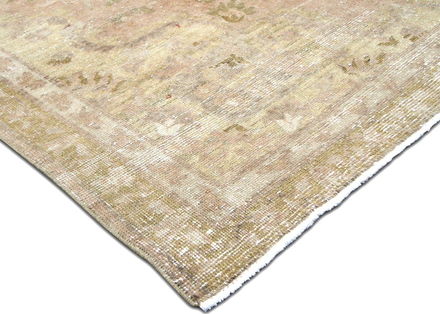 Vintage Turkish Oushak Rug - 6'4" x 9'7" - 091164
