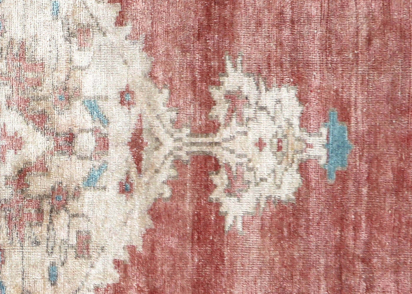 Vintage Turkish Oushak Rug - 6'8" x 10'9" - 091165