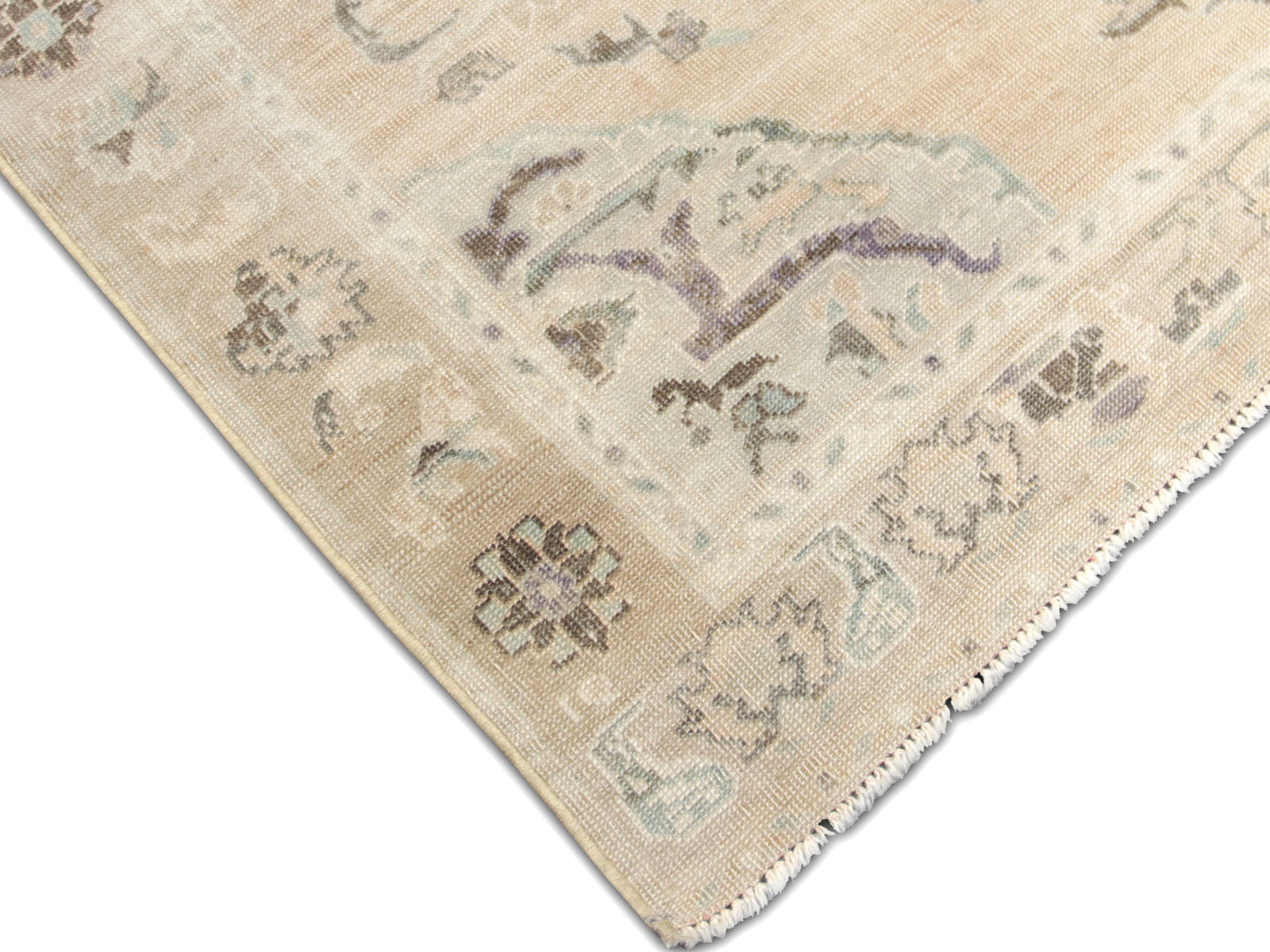 Vintage Turkish Oushak Rug - 5'5" x 8'2" - 091173