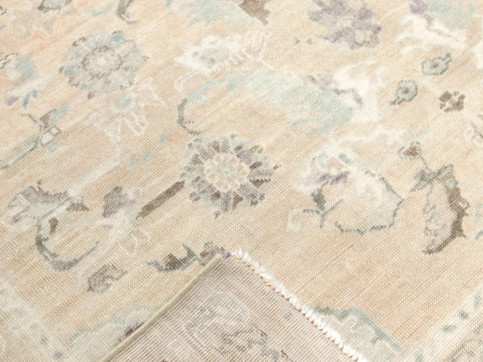 Vintage Turkish Oushak Rug - 5'5" x 8'2"