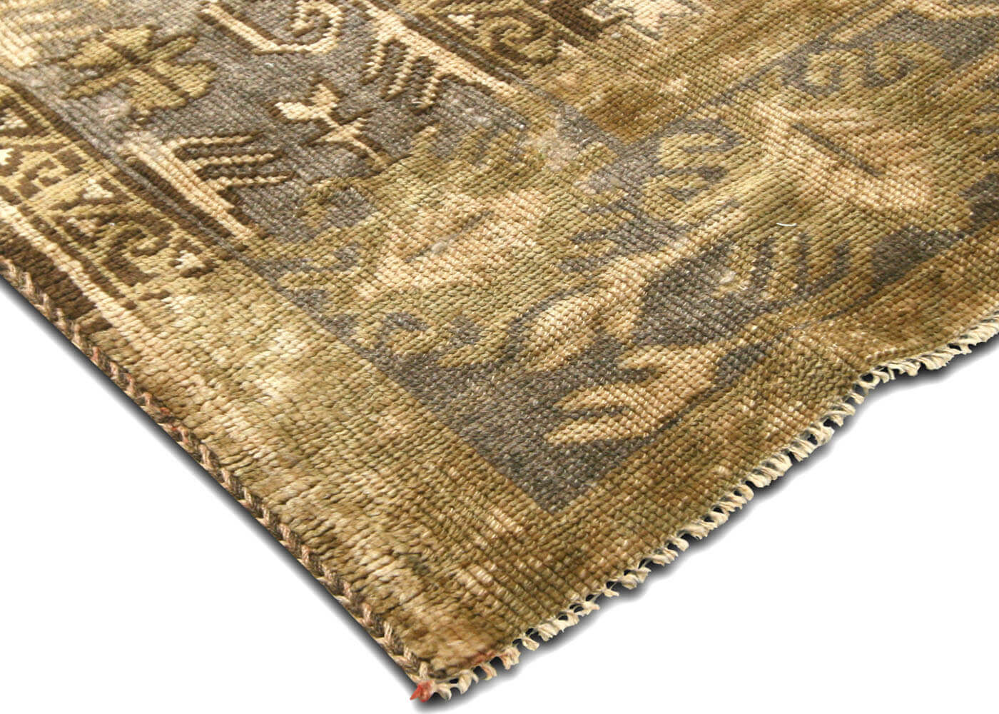 Vintage Turkish Oushak Rug - 6'6" x 10'8" - 091189