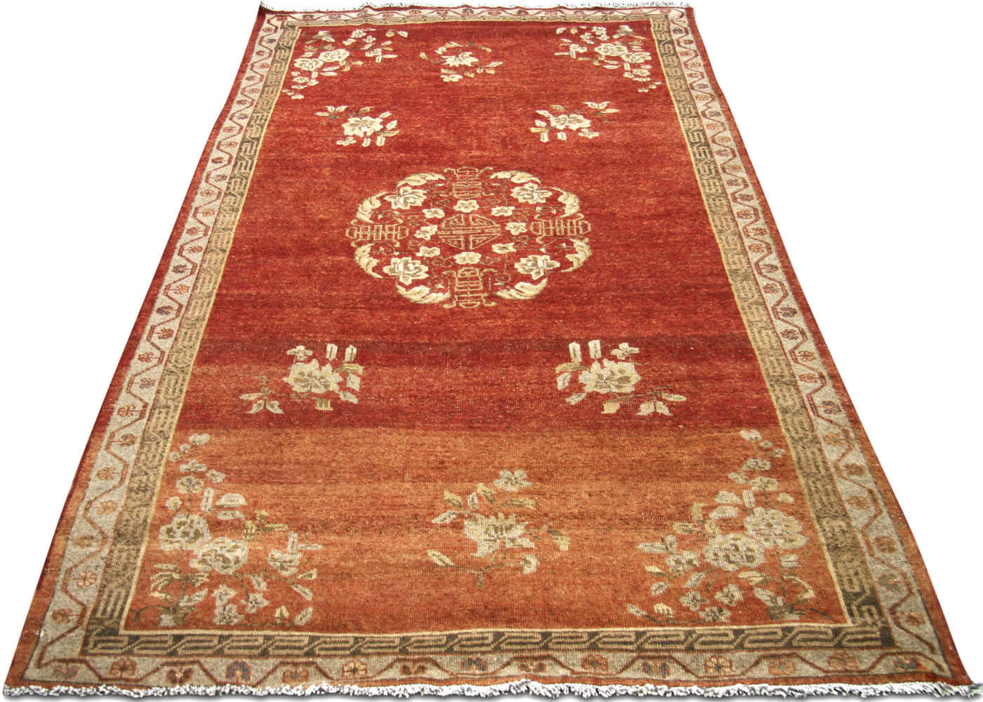 Vintage Turkish Oushak Rug - 5'8" x 9'6" - 091190