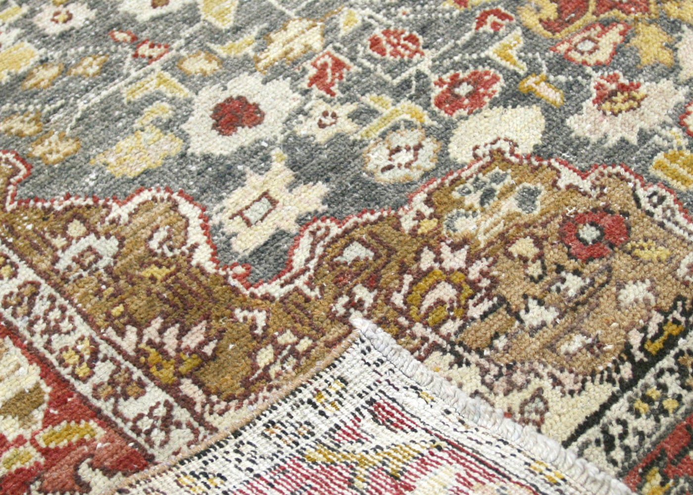 Vintage Turkish Oushak Rug - 4'4" x 6'4" - 091194