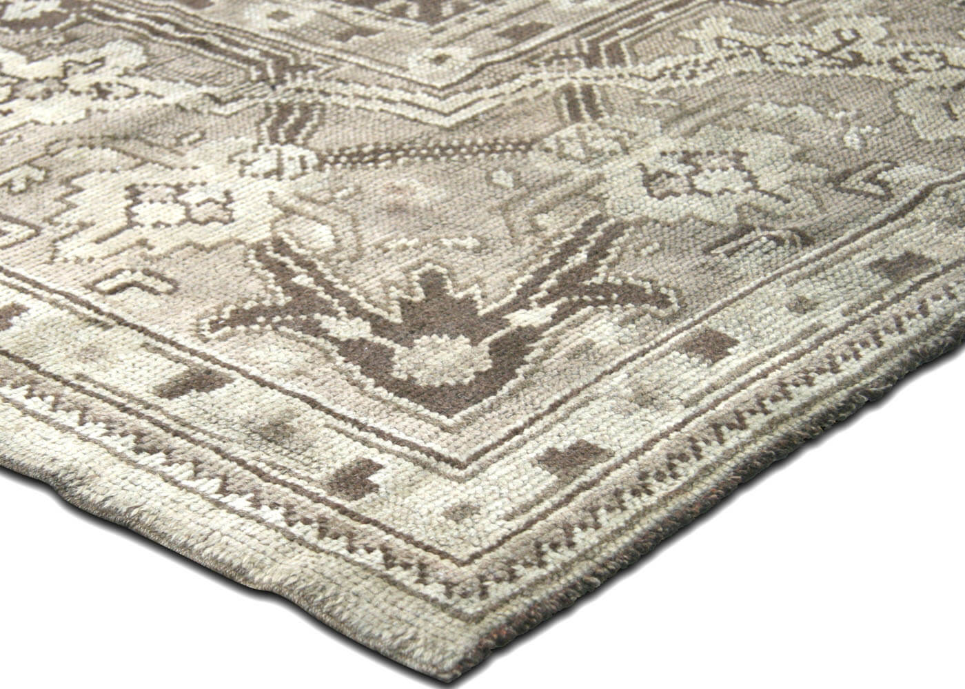 Antique Turkish Oushak Rug - 11'6" x 17' - 091215