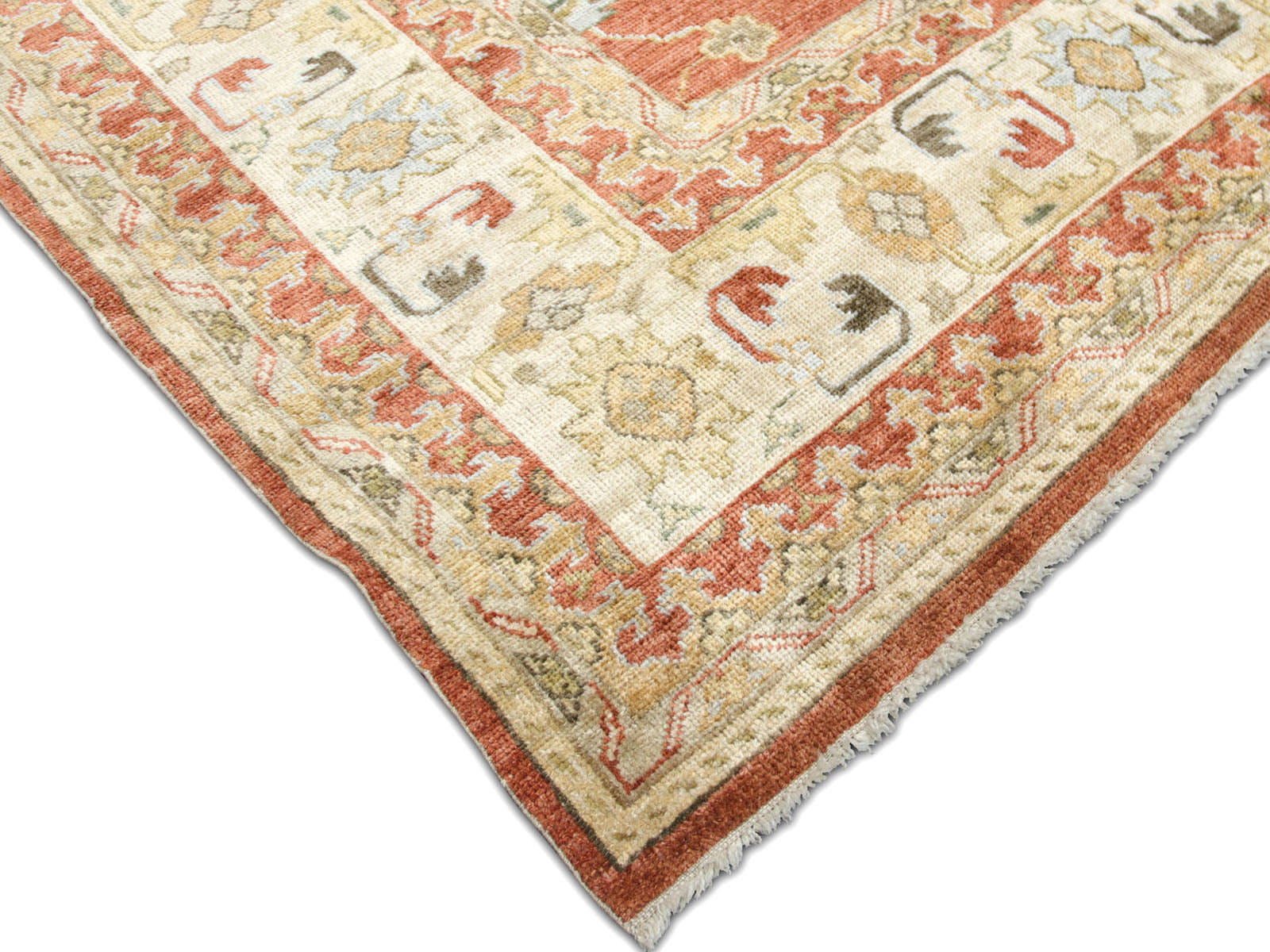Vintage Turkish Oushak Rug - 10'11" x 15'9"