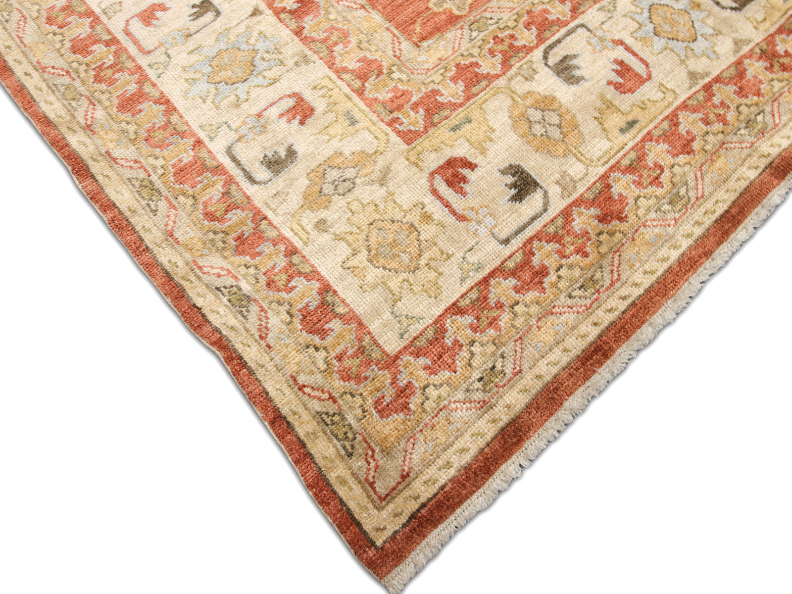 Vintage Turkish Oushak Rug - 10'11" x 15'9" - 091219