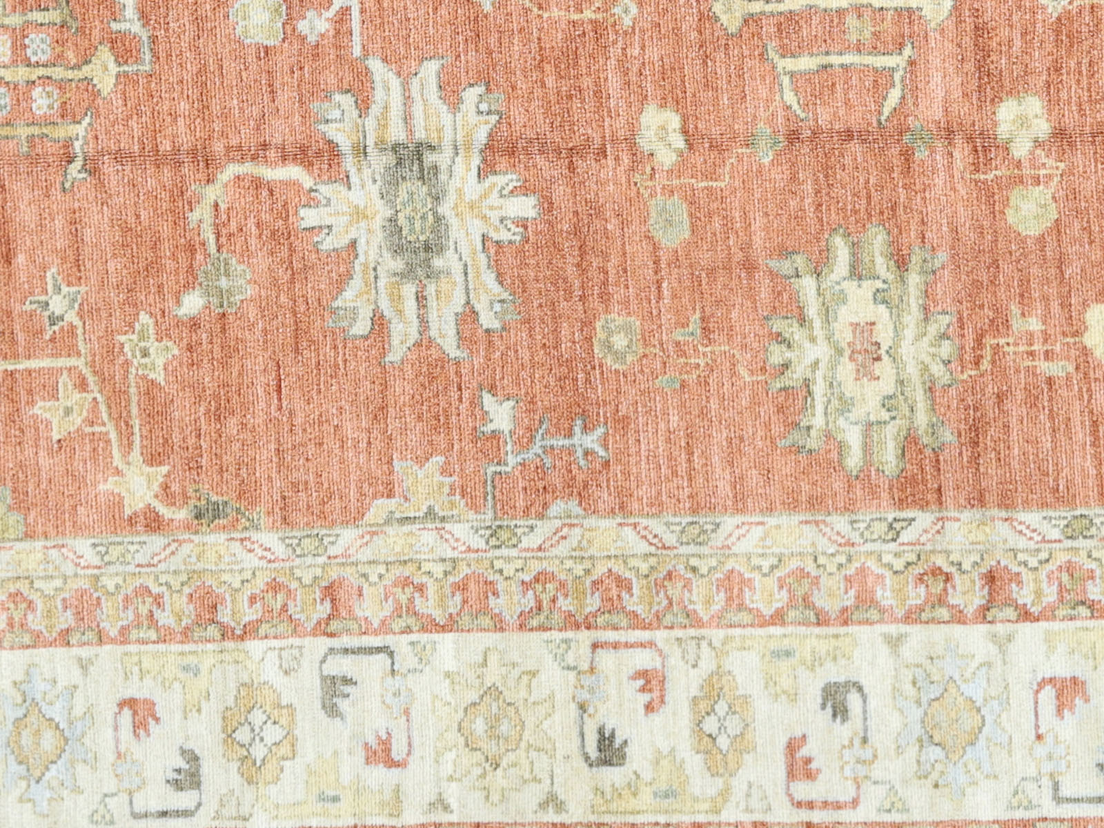Vintage Turkish Oushak Rug - 10'11" x 15'9"
