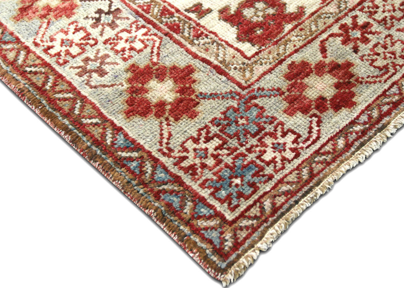 Vintage Turkish Oushak Rug - 4'4" x 7'9" - 091234