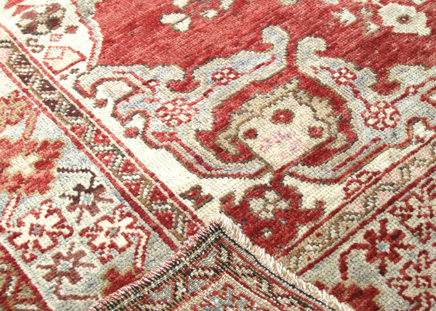 Vintage Turkish Oushak Rug - 4'4" x 7'9" - 091234