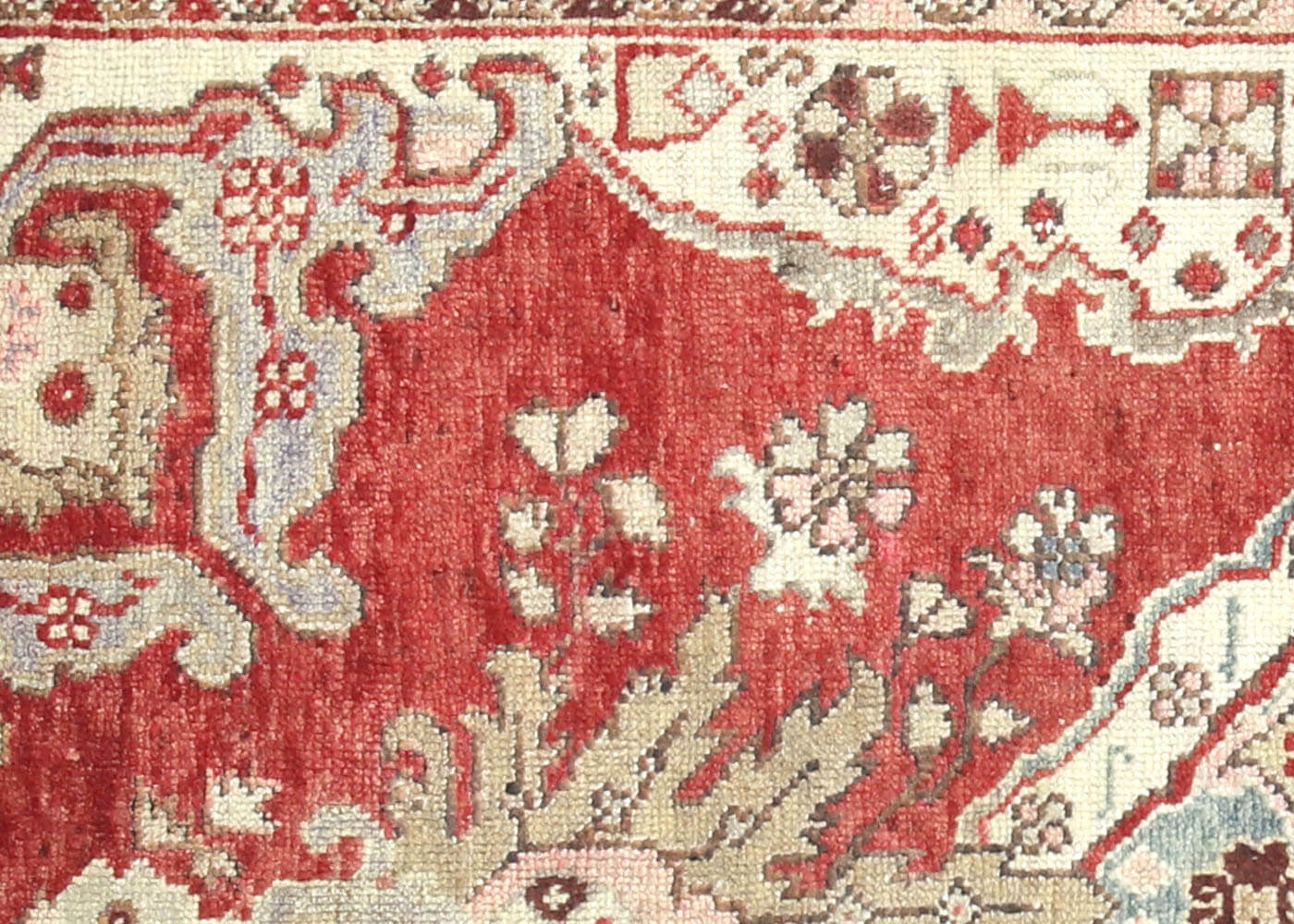 Vintage Turkish Oushak Rug - 4'4" x 7'9" - 091234