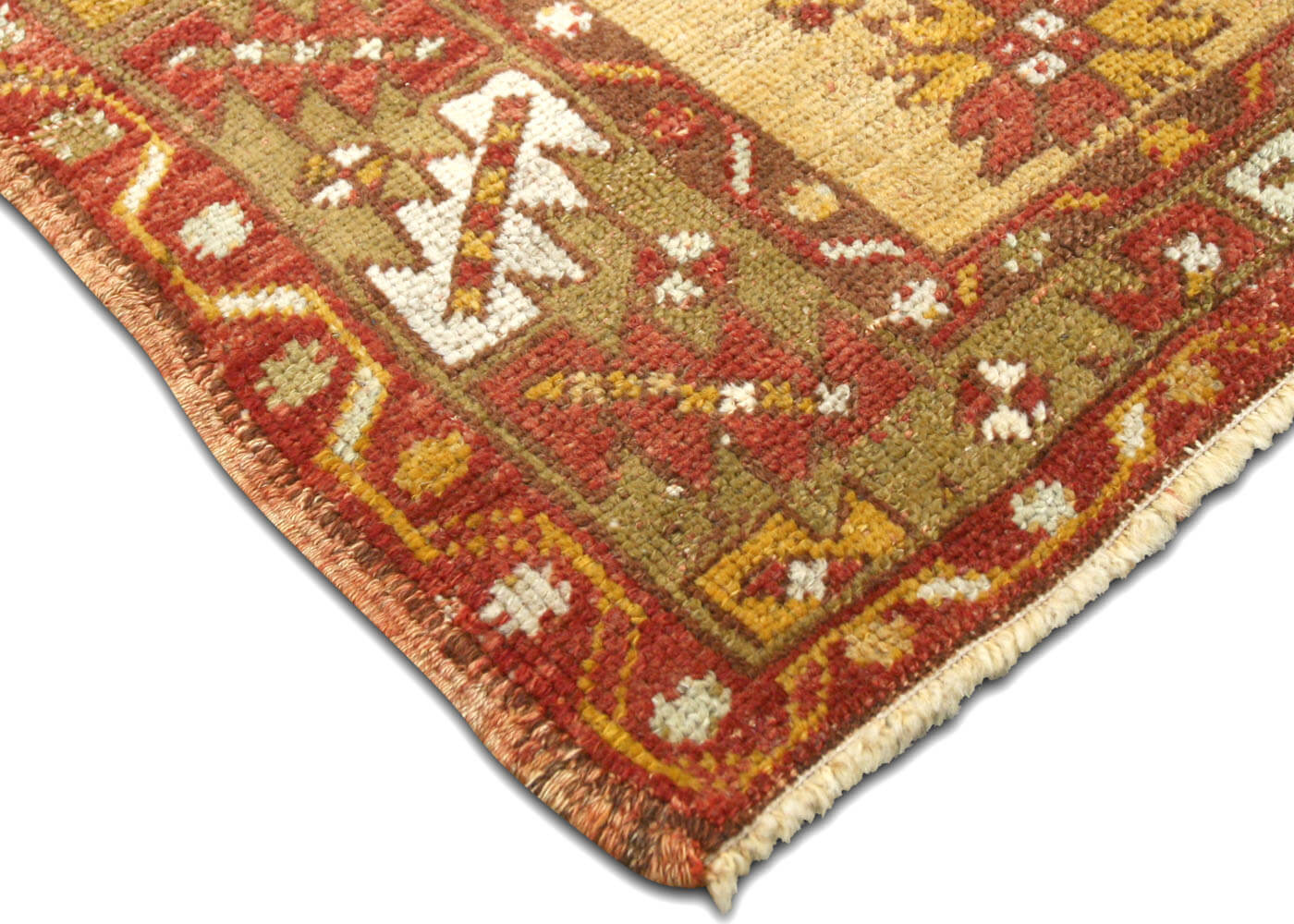 Vintage Turkish Oushak Rug - 3'4" x 5'1" - 091240