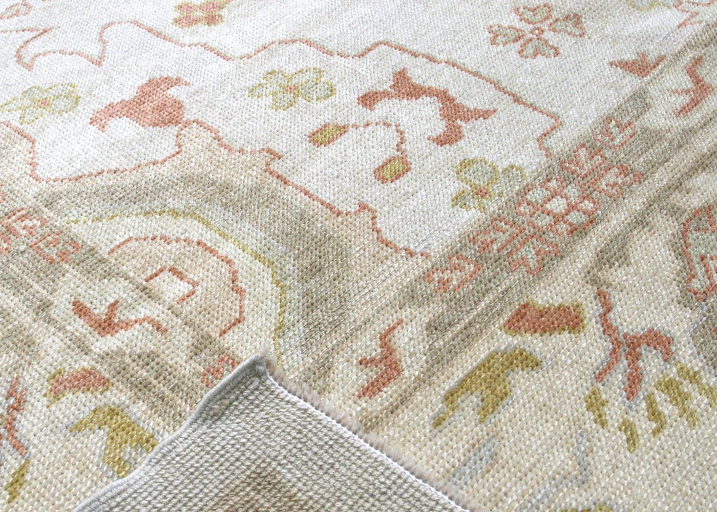 Vintage Turkish Oushak Rug - 13'8" x 20'4" - 091253