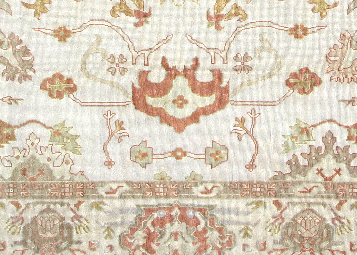 Vintage Turkish Oushak Rug - 13'8" x 20'4" - 091253
