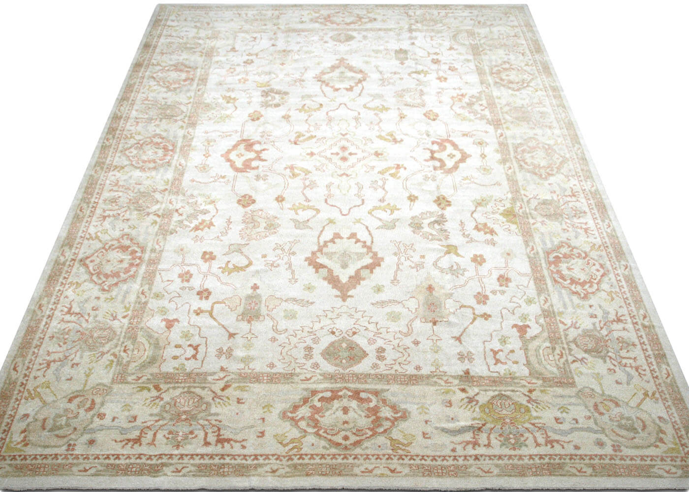 Vintage Turkish Oushak Rug - 13'8" x 20'4" - 091253