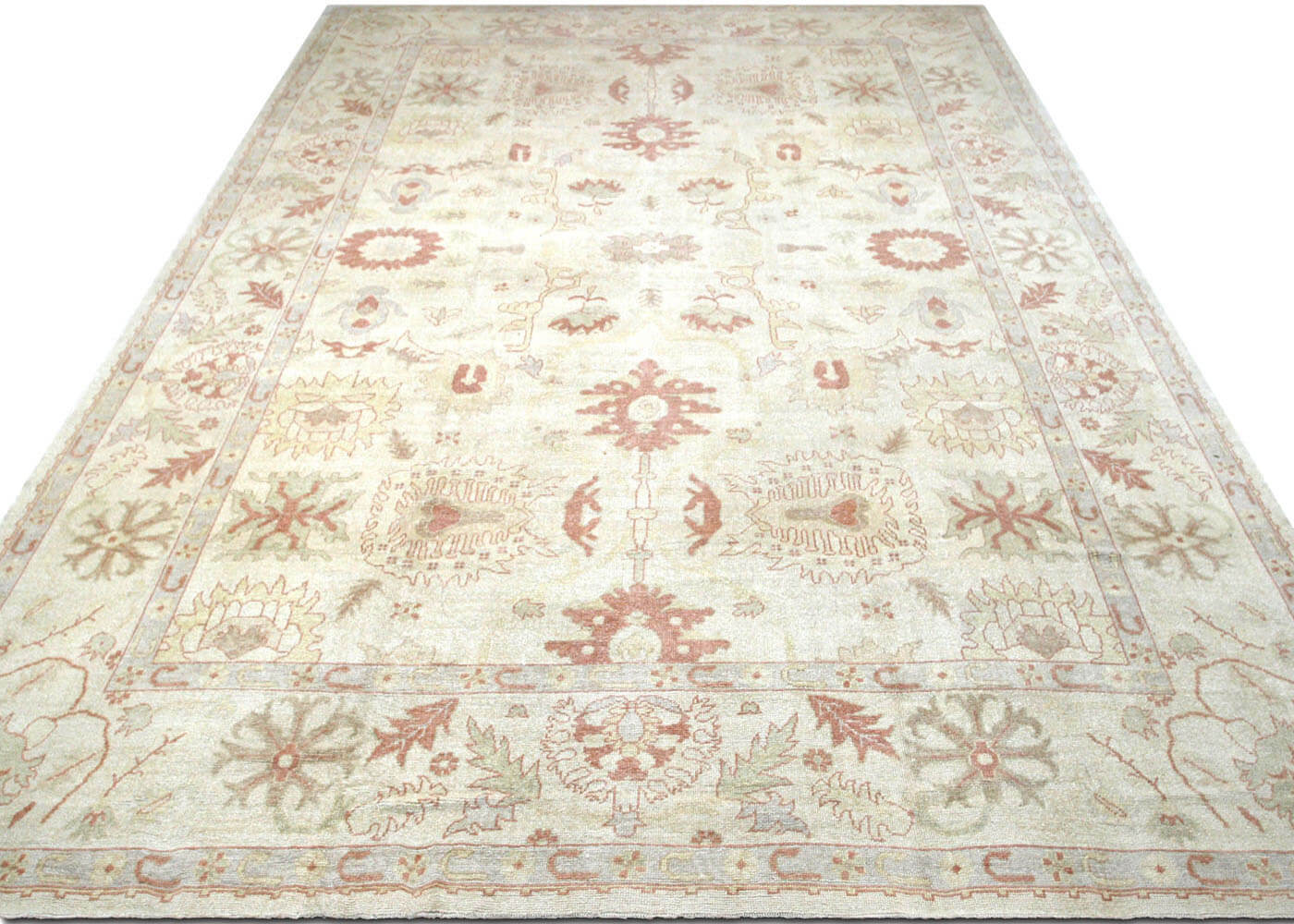 Vintage Turkish Oushak Rug - 15'1" x 21'4" - 091258