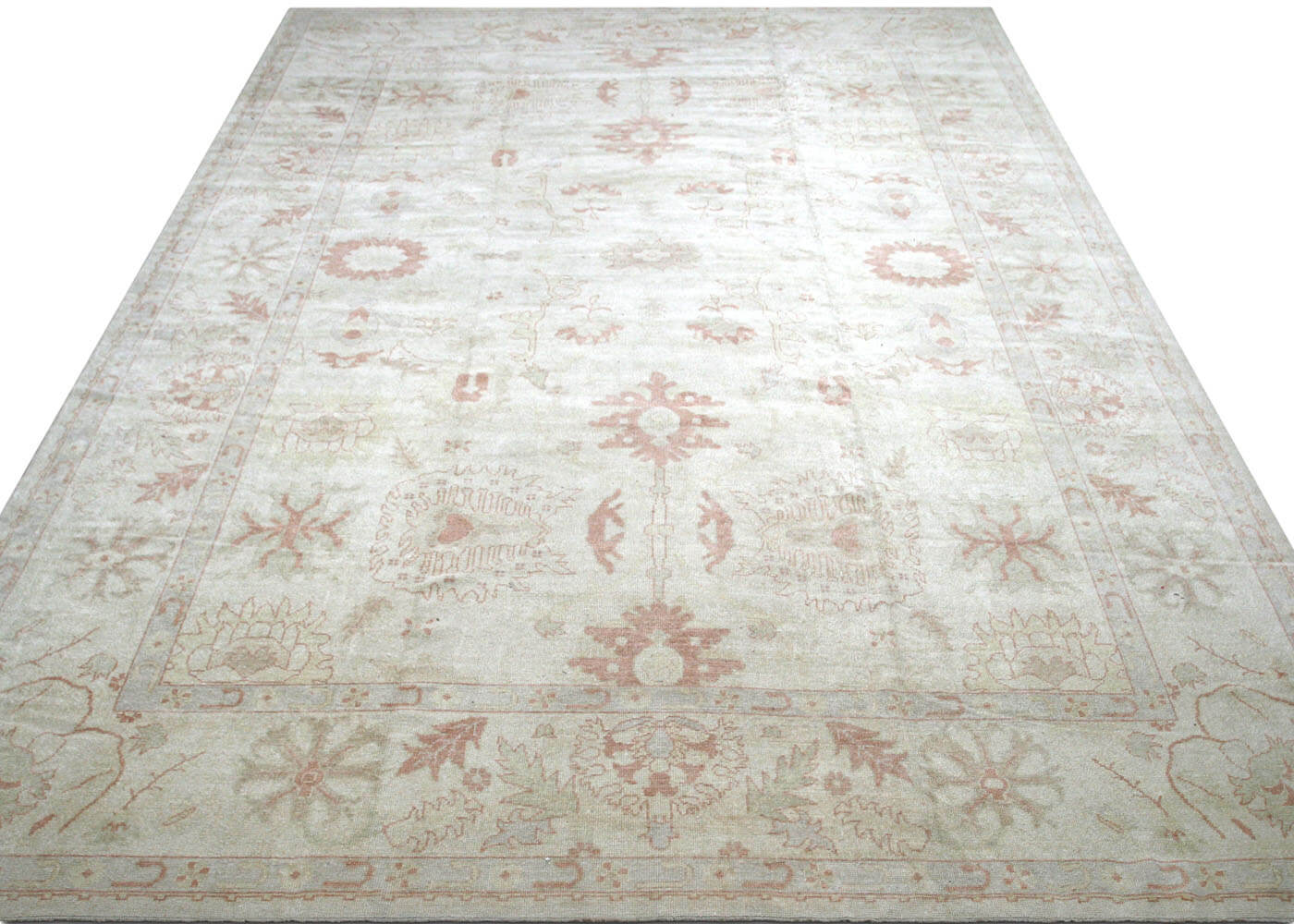 Vintage Turkish Oushak Rug - 15'1" x 21'4" - 091258