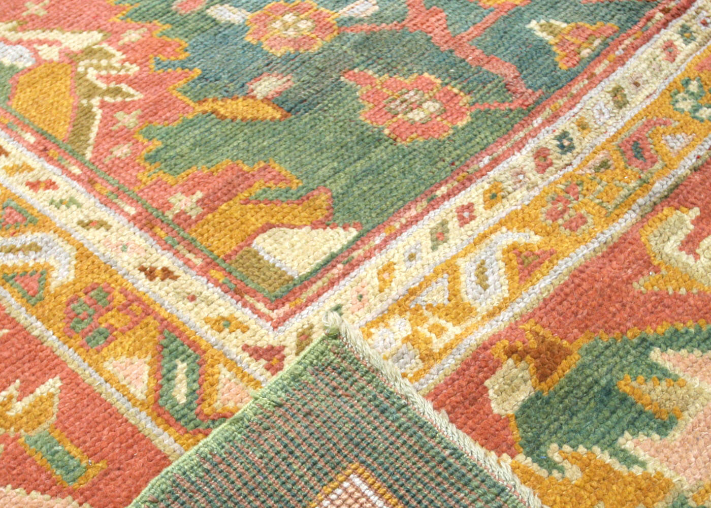 Antique Turkish Oushak Rug - 12'2" x 22'2" - 091259