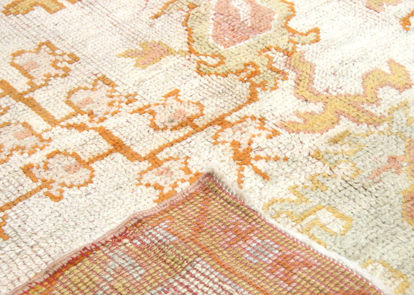 Antique Turkish Oushak Rug - 10'4" x 11'9" - 091268