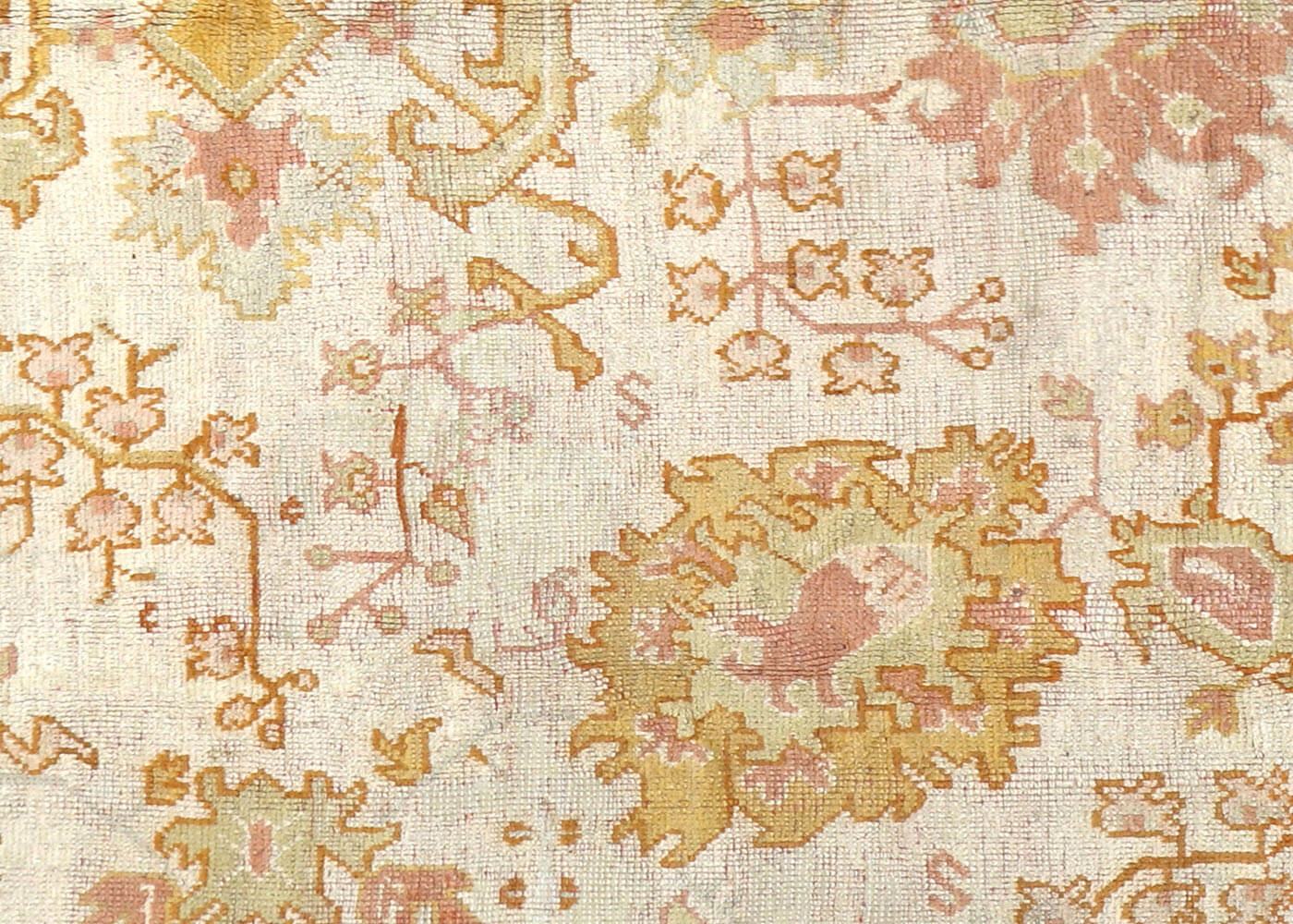 Antique Turkish Oushak Rug - 10'4" x 11'9" - 091268